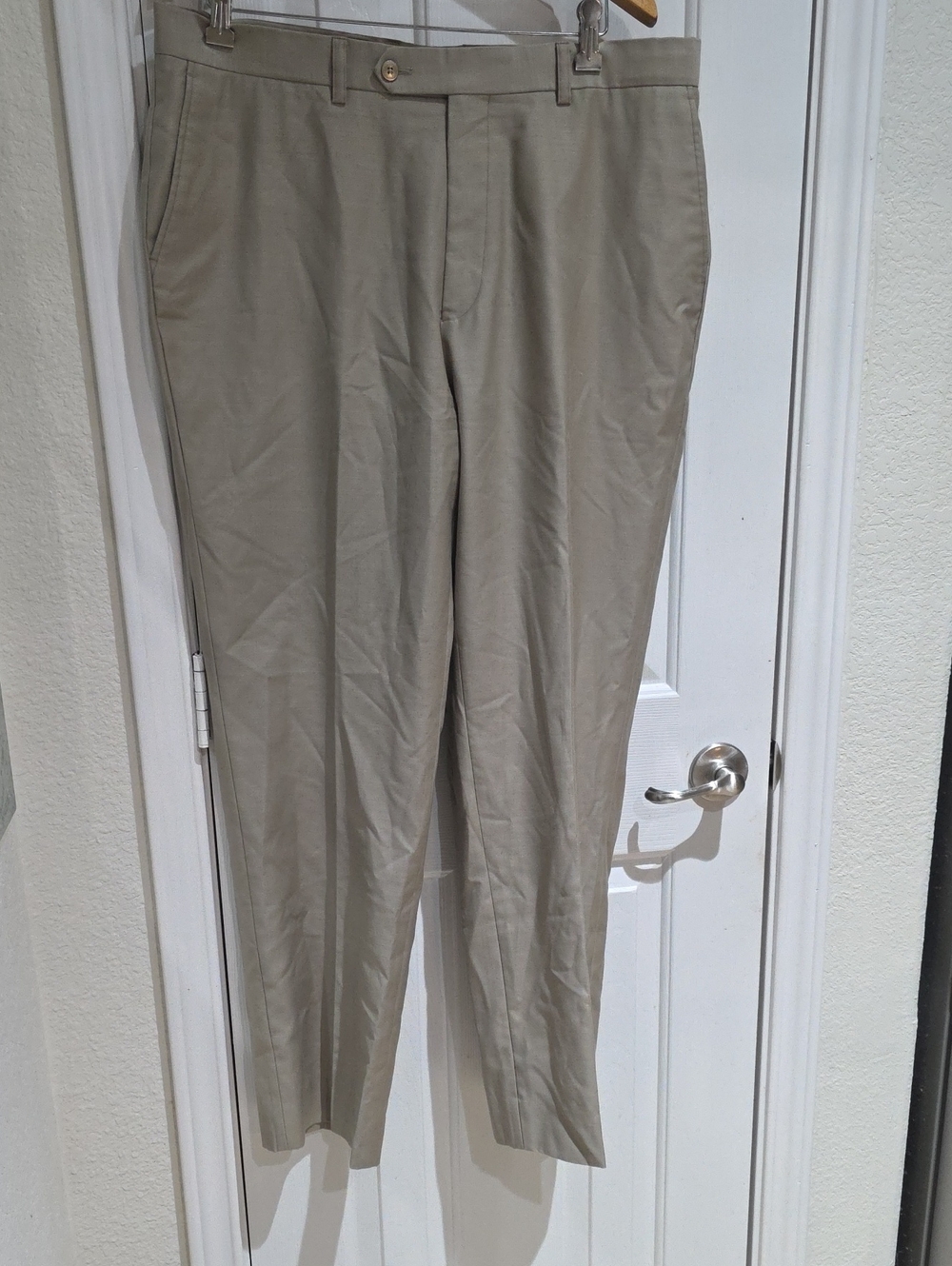 TIGLIO Men's Dress Pants Made In Italy Size Tag Say 40R  Smaller 38